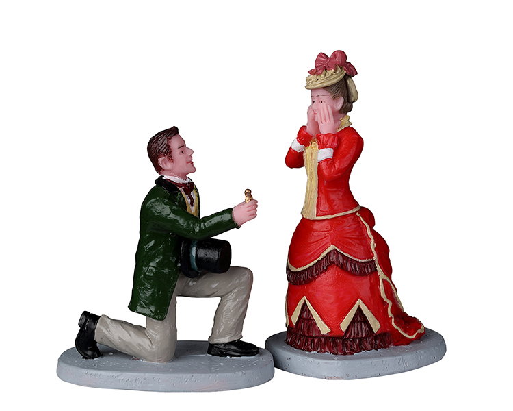 The Proposal Set Of 2 Kerst LEMAX - Lemax