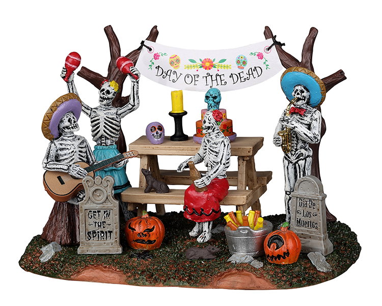 Lemax Day Of The Dead Party Halloweenhuisje  - 