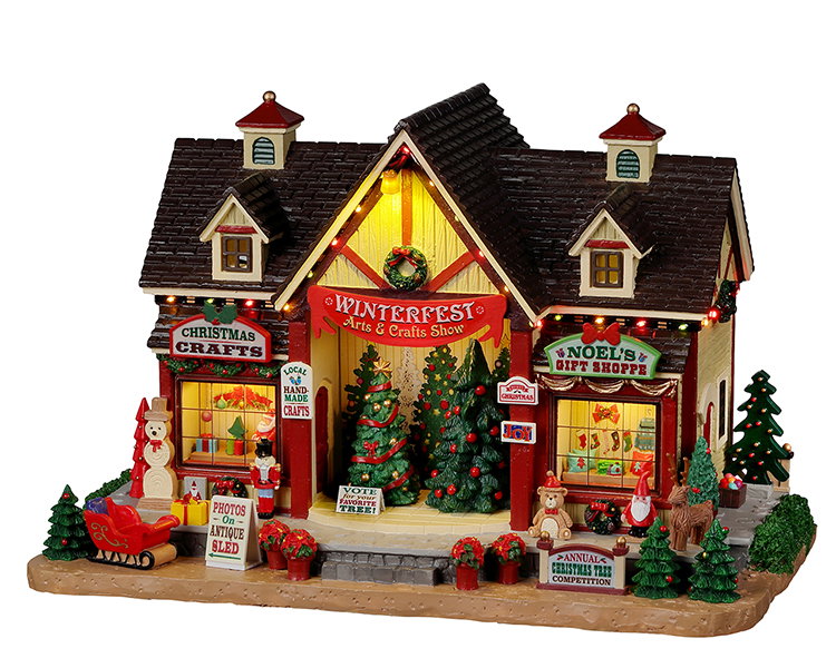 Winterfest Kunstgewerbeausstellung mit 4.5V Adap Weihnachten