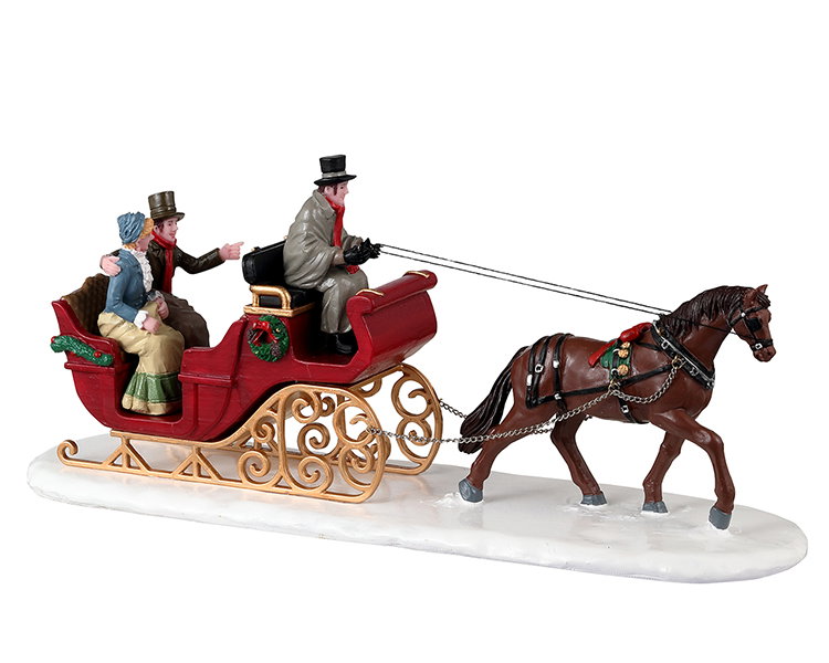Scenic Sleigh Ride Kersthuisje LEMAX - Lemax