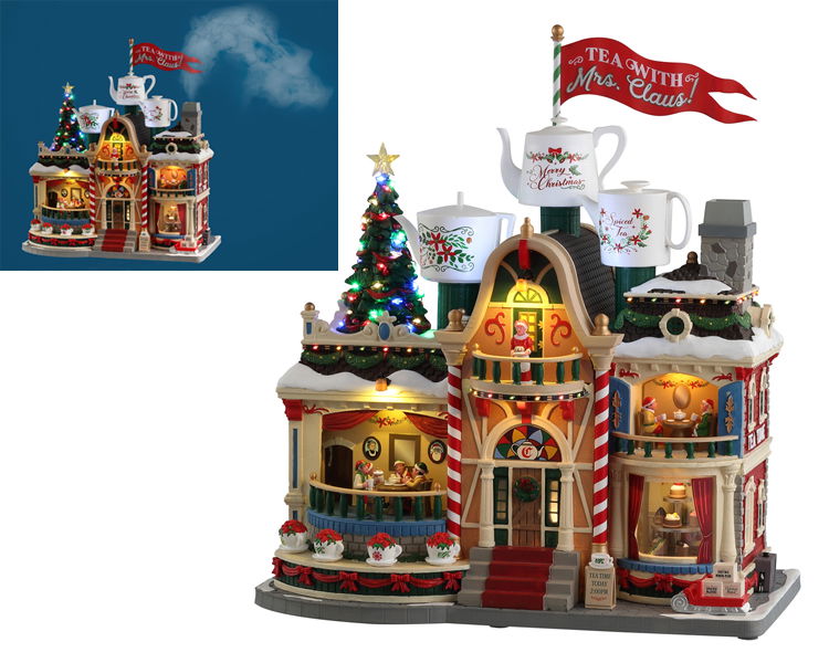 Tea With Mrs. Claus With 4.5V Adaptor - LEMAX