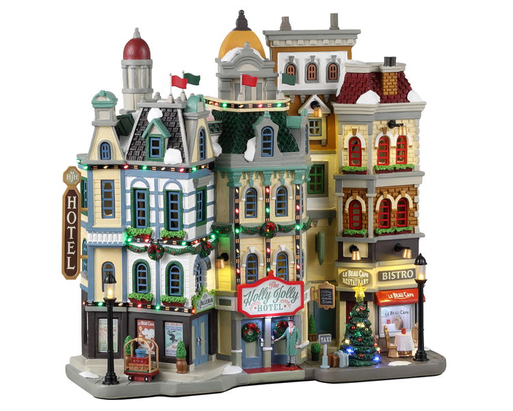 Lemax - Holly Jolly Hotel - Facade