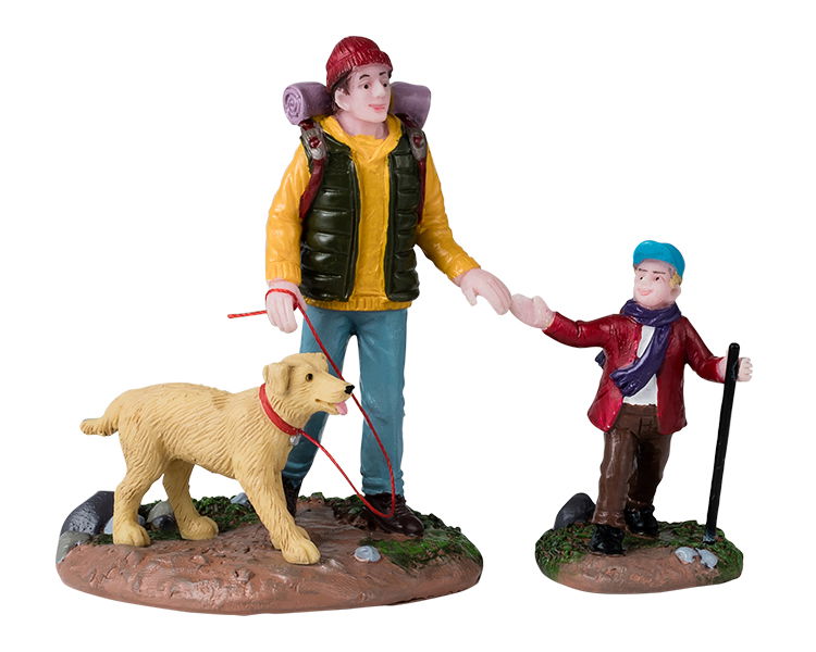 Lemax - Hiking Buddies - Set van 2