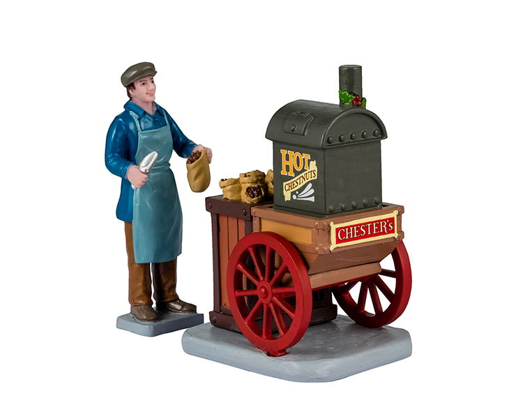 Lemax - Chester's Hot Chestnuts - Set van 2