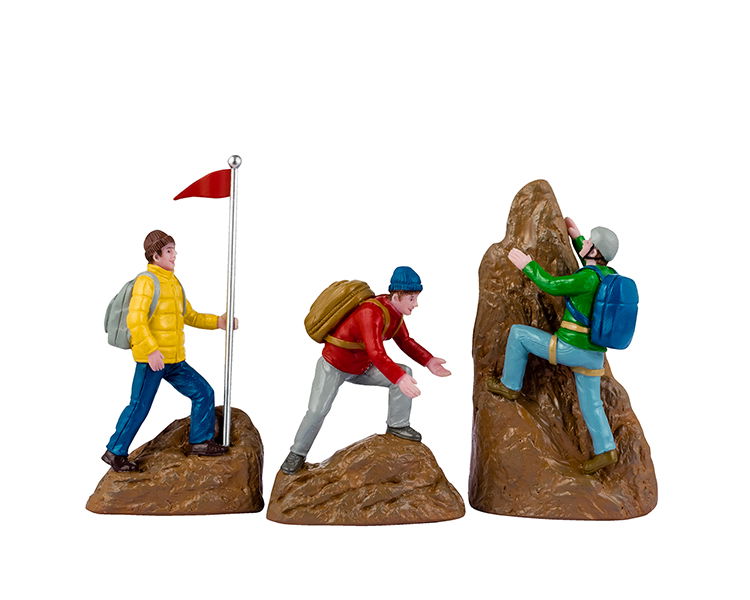 Lemax - Rock Climbers - Set van 3