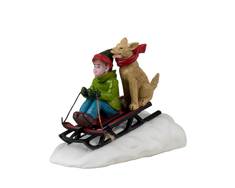 Lemax - Doggone Downhill Sledding