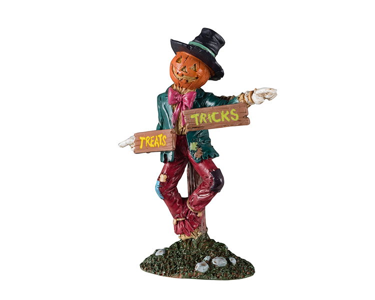 Spooky Town - Scarecrow Signpost