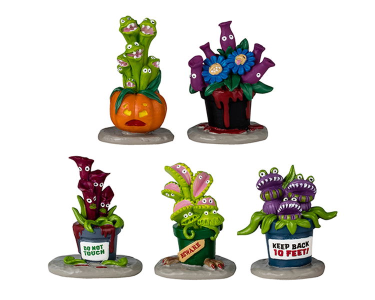 Spooky Town - Hungry Houseplant Horror - Set van 5