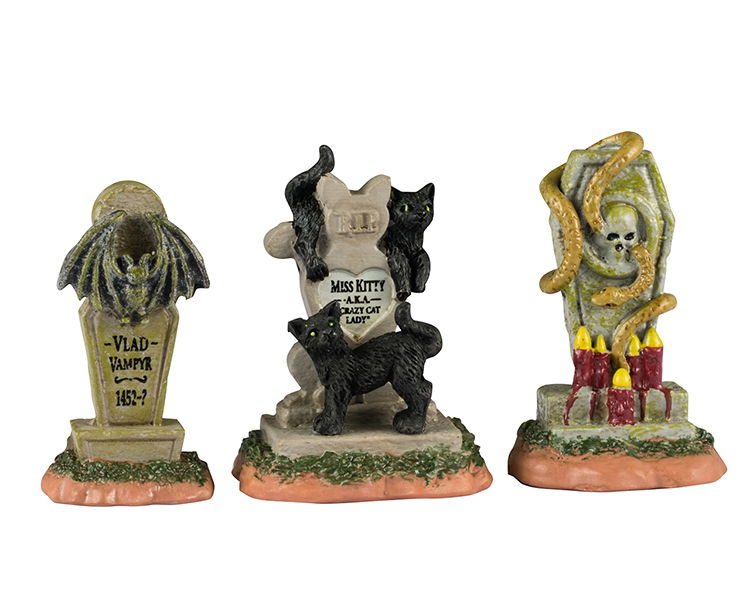 Spooky Town Headstones - Set van 3