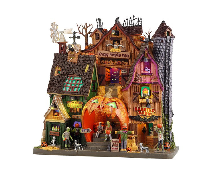 Creepy Pumpkin Patch 17x34x33 cm Halloween LEMAX - Lemax