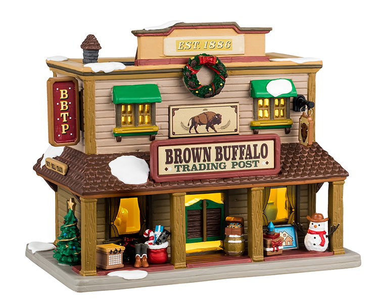 Lemax - Brown Buffalo Trading Post