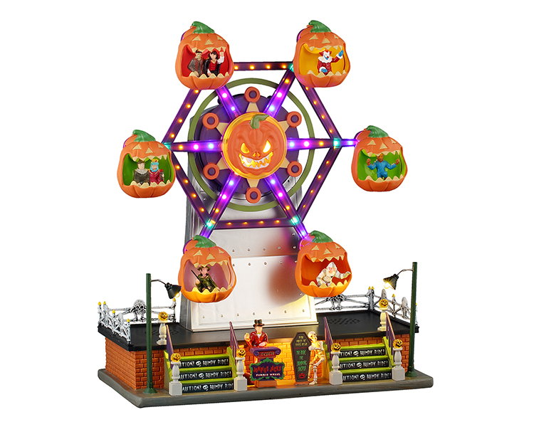 Lemax Jumping jacks ferris wheel, incl. adaptor 44402, 550 ma (black) ornament  - 