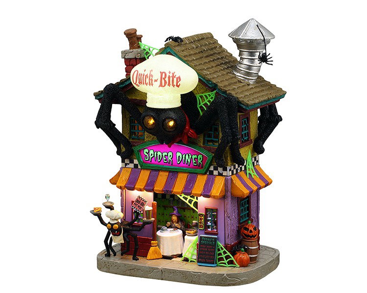 Quick-bite Spider Diner 18x26x27 cm Halloween LEMAX - Lemax