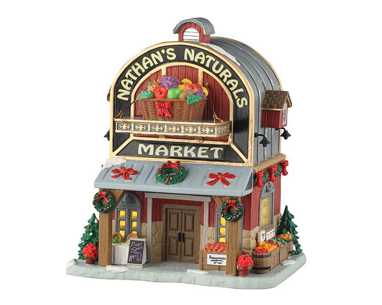 Nathan's Naturals Market 16 x 21 x 27 cm Weihnachtsdorf