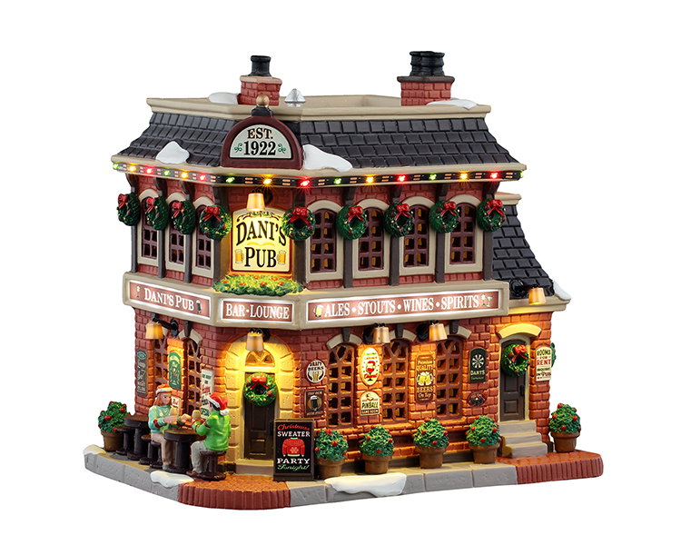 Lemax Dani's pub, incl. adaptor 44338, 100 ma (white) ornament  - 
