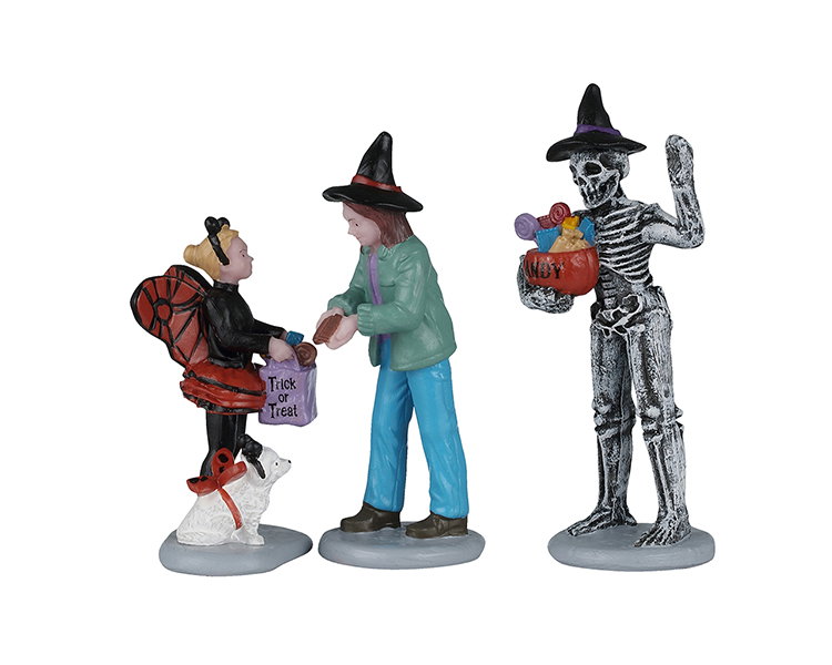Lemax Trick or treat night, set of 3 ornament  - 