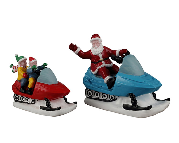 Lemax Santa's day off, set of 2 ornament  - 