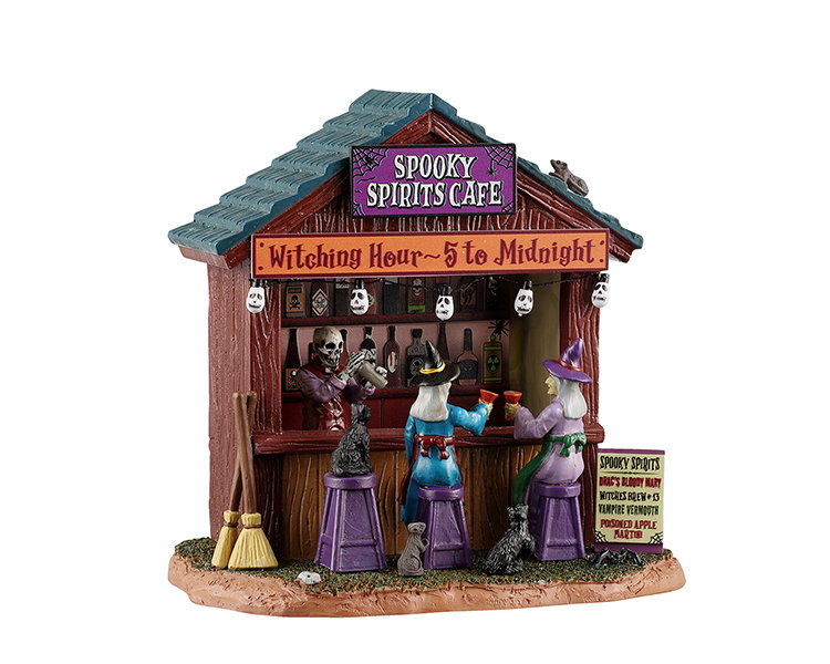 Lemax Spooky spirits cafe ornament  - 