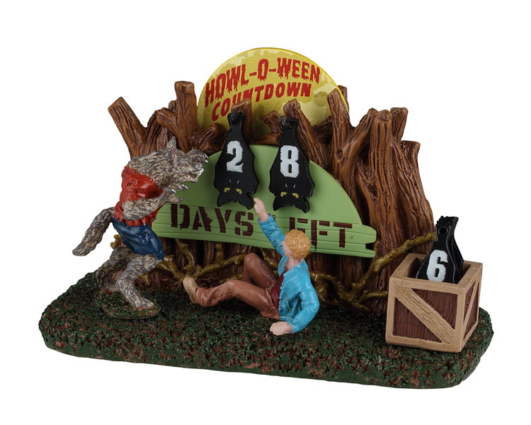 Lemax Howl-o-ween countdown ornament  - 