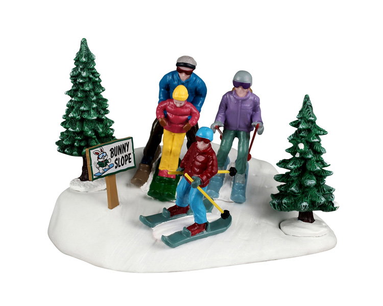 Lemax Family ski day ornament  - 