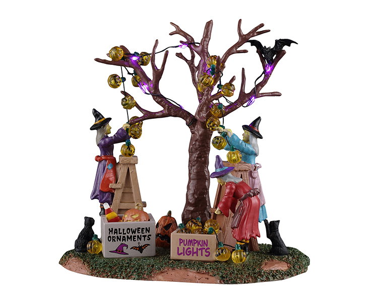 Lemax Decorating the spooky tree, b/o (4.5v) ornament  - 