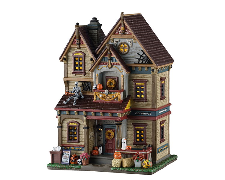 Lemax Halloween at the wilsons, incl. adaptor 44339, 100 ma (black) ornament  - 