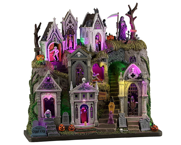 Lemax Crypt city, b/o (4.5v) ornament  - 