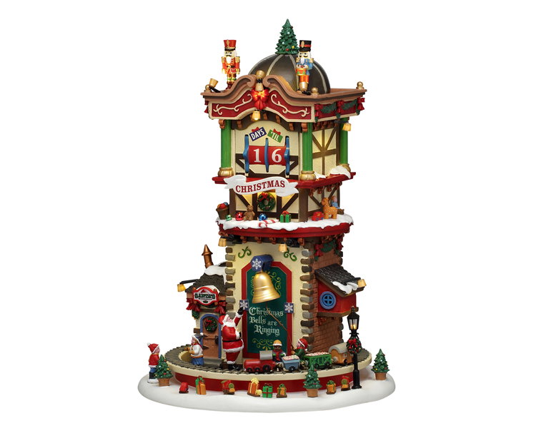 Christmas 'time' countdown, incl. adaptor 74254, 550 ma (white) ornament LEMAX - Lemax