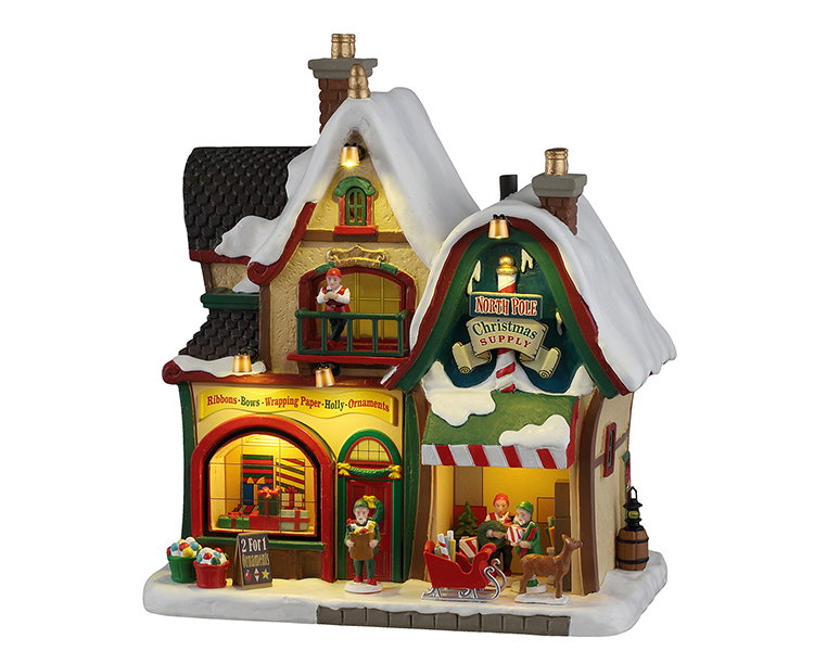 Lemax North pole christmas supply, b/o (4.5v) ornament  - 