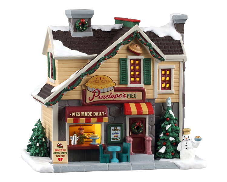 Lemax Penelope's pies, incl. adaptor 44338, 100 ma (white) ornament  - 