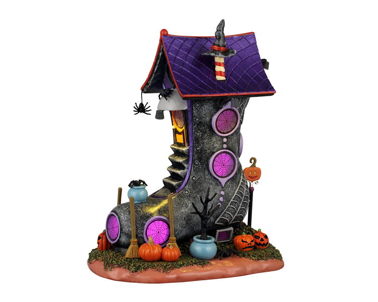 Lemax Spiderweb manor, incl. adaptor 44339, 100 ma (black) ornament  - 