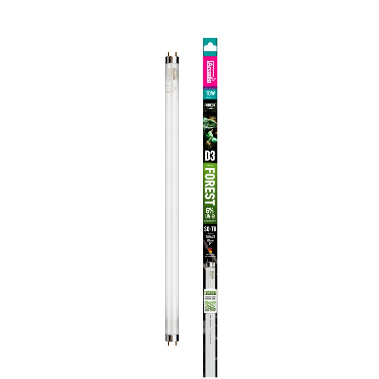 Arcadia Aquadistri d3 forest t8 lamp 6% uvb 60 cm 18 watt - Aquadistri