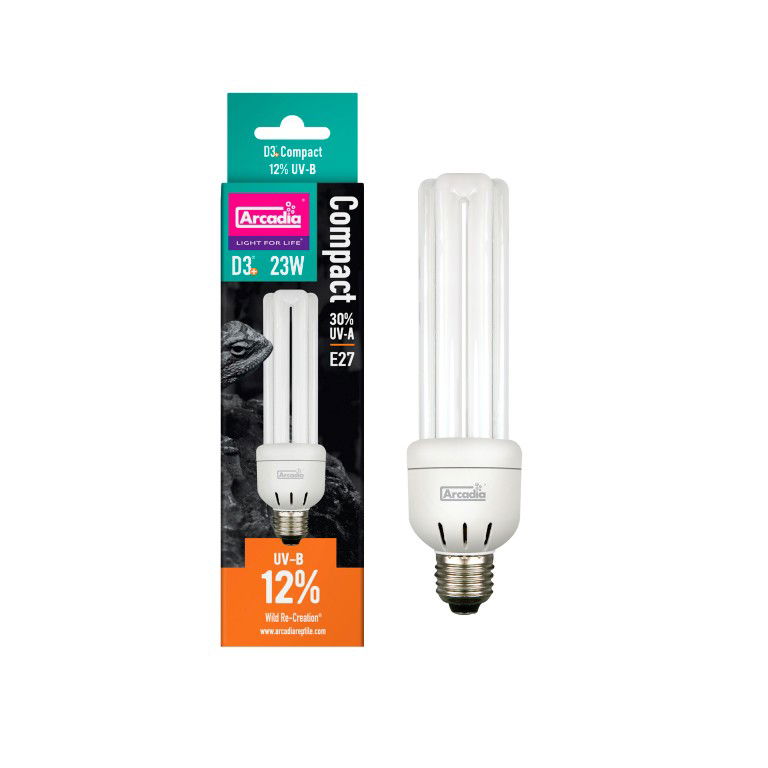 Arcadia Aquadistri d3 compact lamp 12 uvb 23 watt Aquadistri