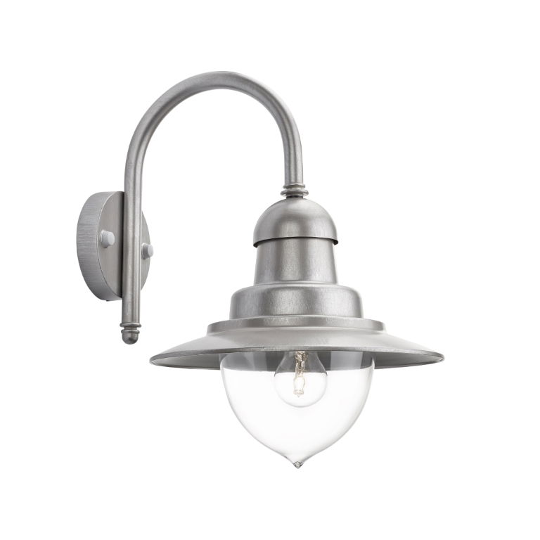 Raindrop buitenwandlamp 1 lichts grijs Philips