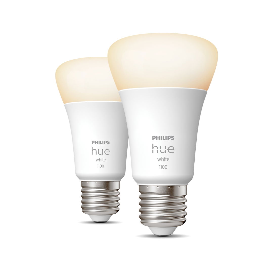 Hue standaardlamp warmwit licht 2 pack E27 1100lm Philips