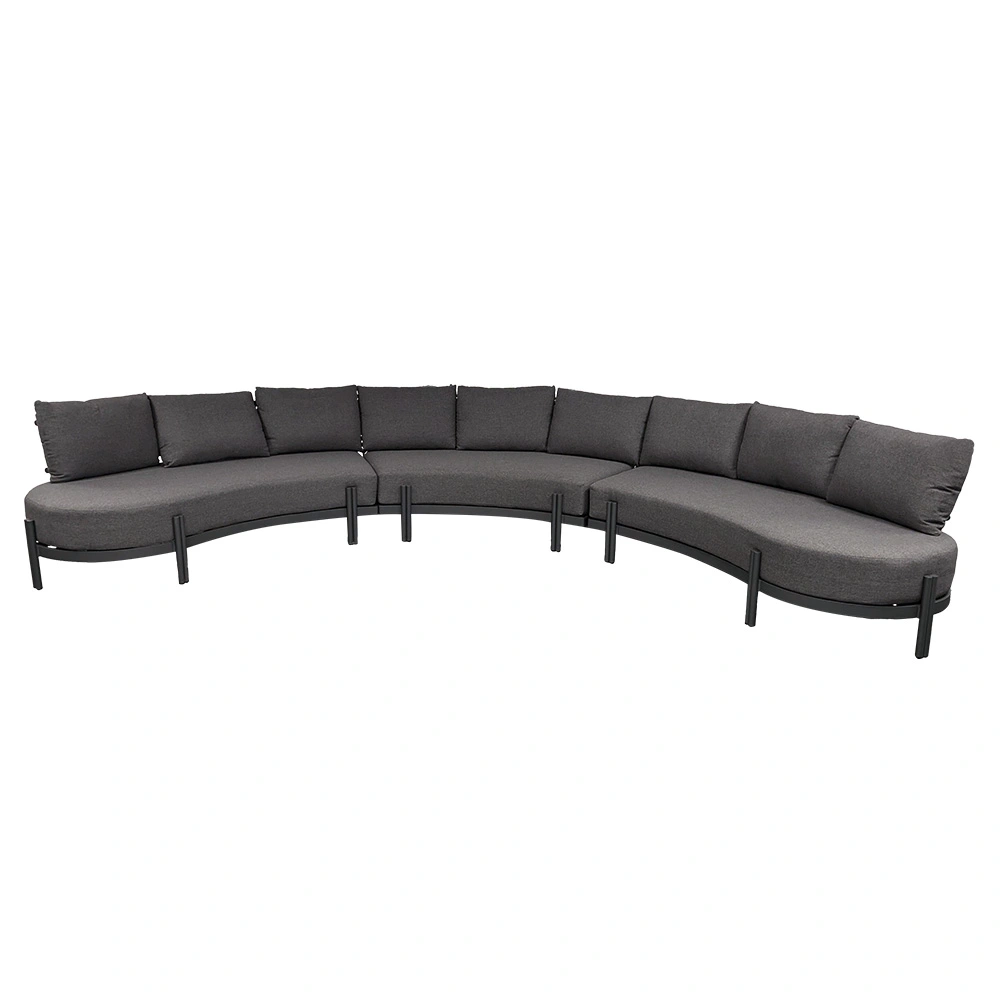 Trestino Tirana Loungebank Rond 3-dlg - Antraciet  - 