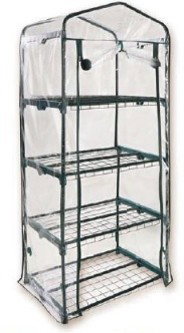 Buitengewoon de boet Greenhouse kast 4 lagen 69x49x159cm  - 