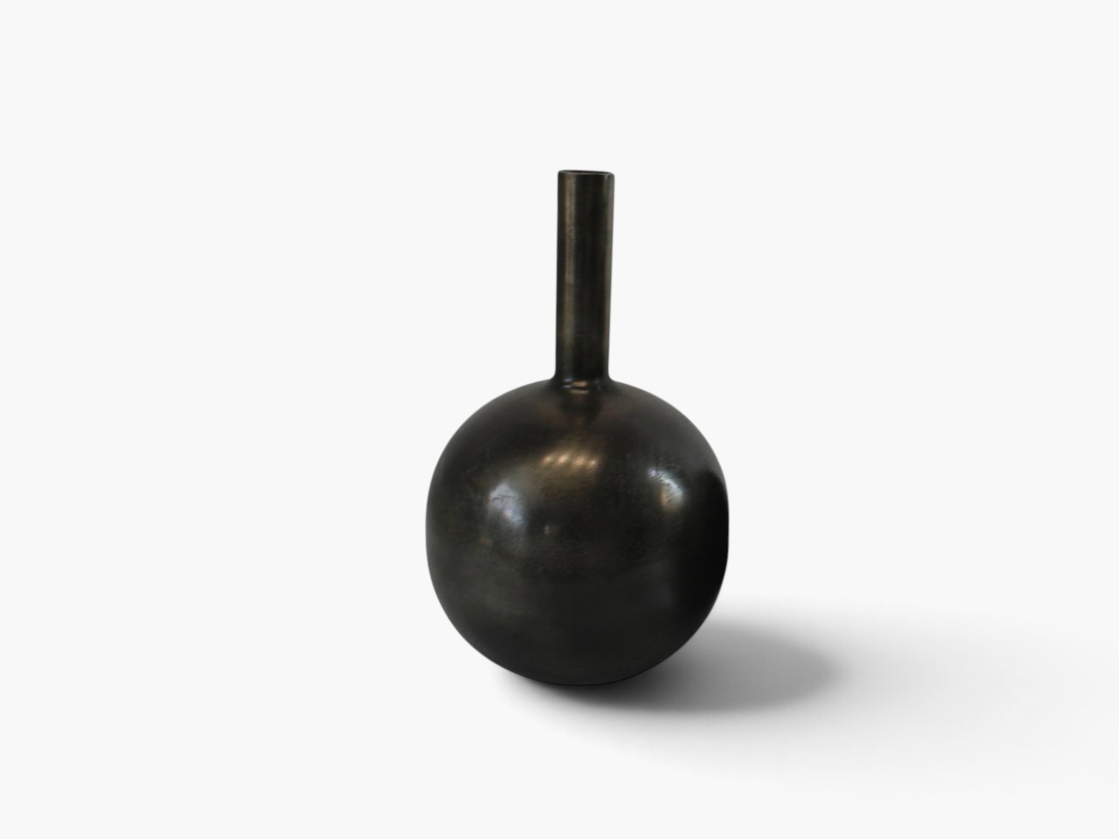 Vase ball Aluminium Raw ASB S 30x50cm Buitengewoon de Boet - Buitengewoon de boet