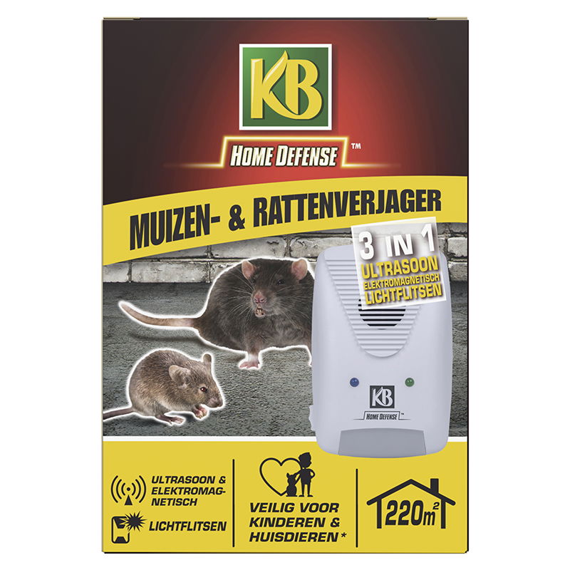 Muizen en Rattenverjager(220 m2) KB Home Defence