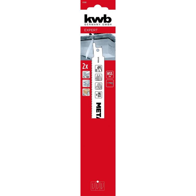 Kwb Schrobzaagbl hss-bi f 180mm 2st