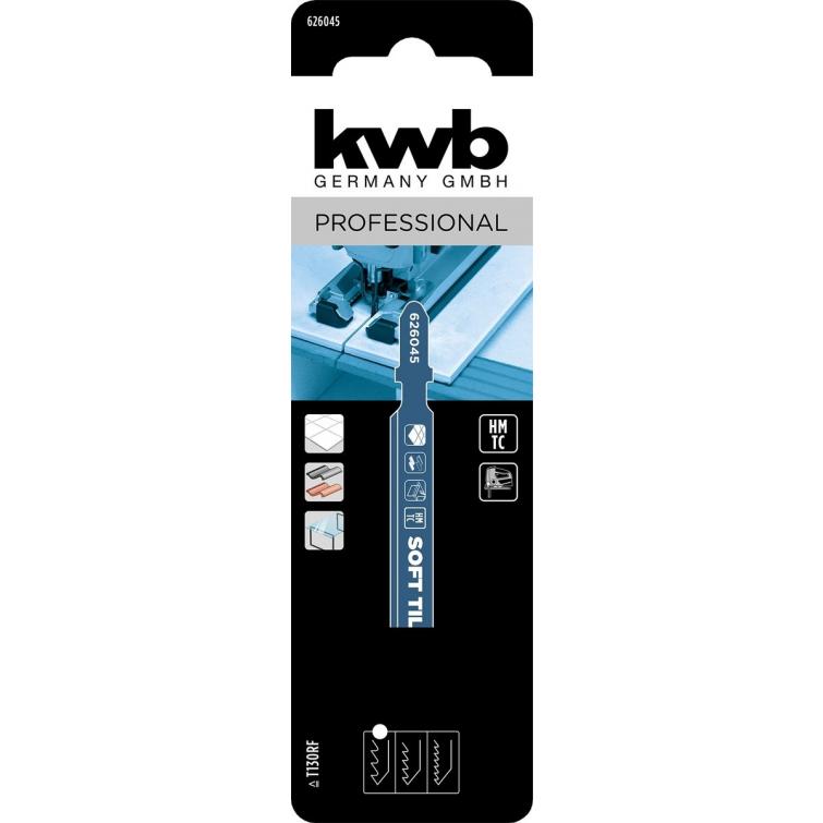 Kwb Dec.zaagblad carbide v. tegels fijn