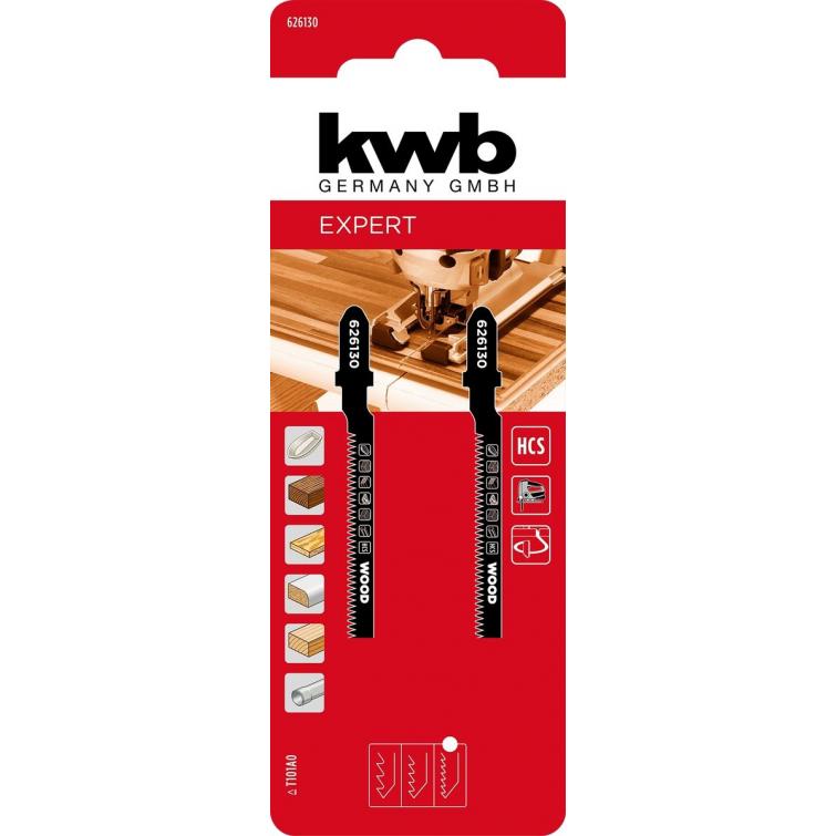 Kwb Dec.zaagbladen smal hout 2st II