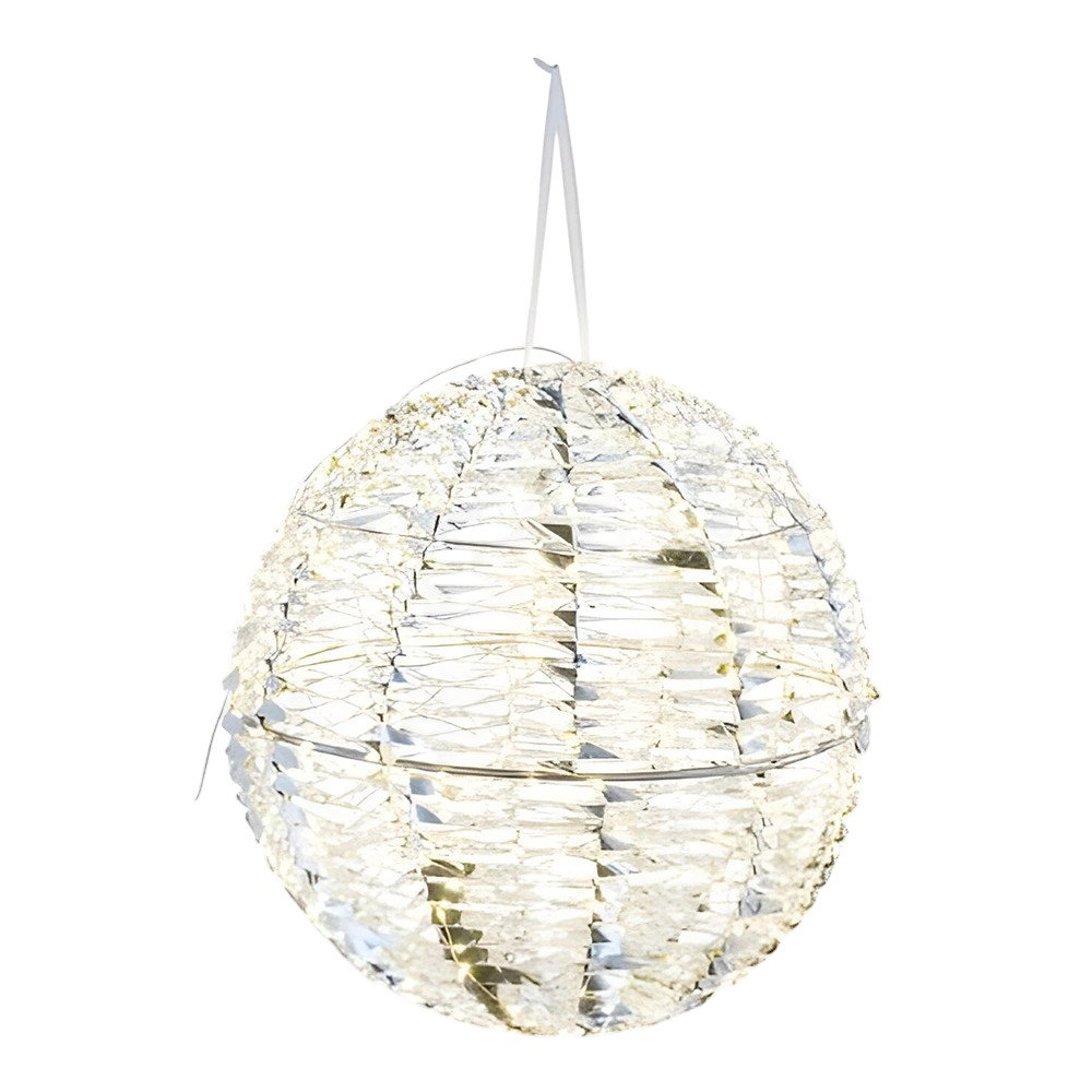 Verlichte Bol Zilver 300 LED Gehlmann - Gehlmann