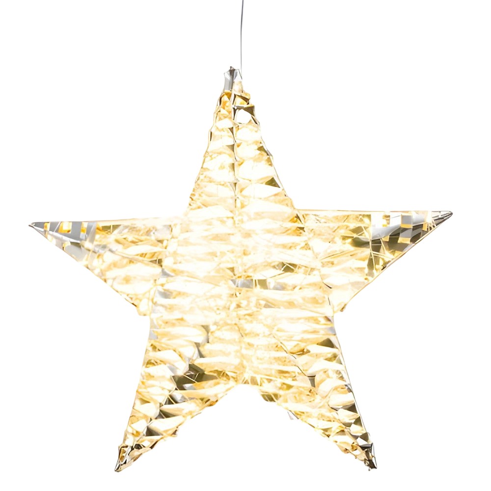 Verlichte Ster Hangend Goud 300 LED Gehlmann - Gehlmann