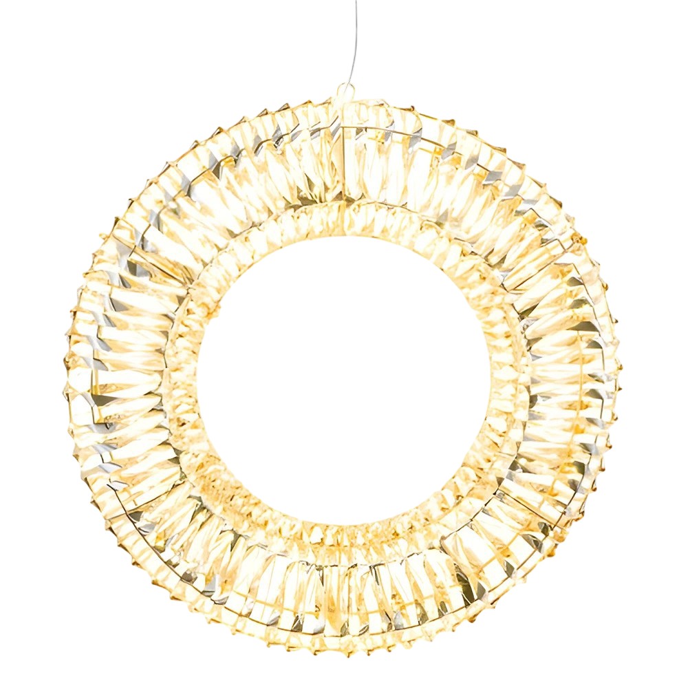 Verlichte Kerstkrans Goud 480 LED Gehlmann - Gehlmann