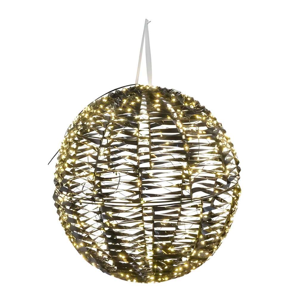 Verlichte Bol Zwart 300 LED Gehlmann - Gehlmann