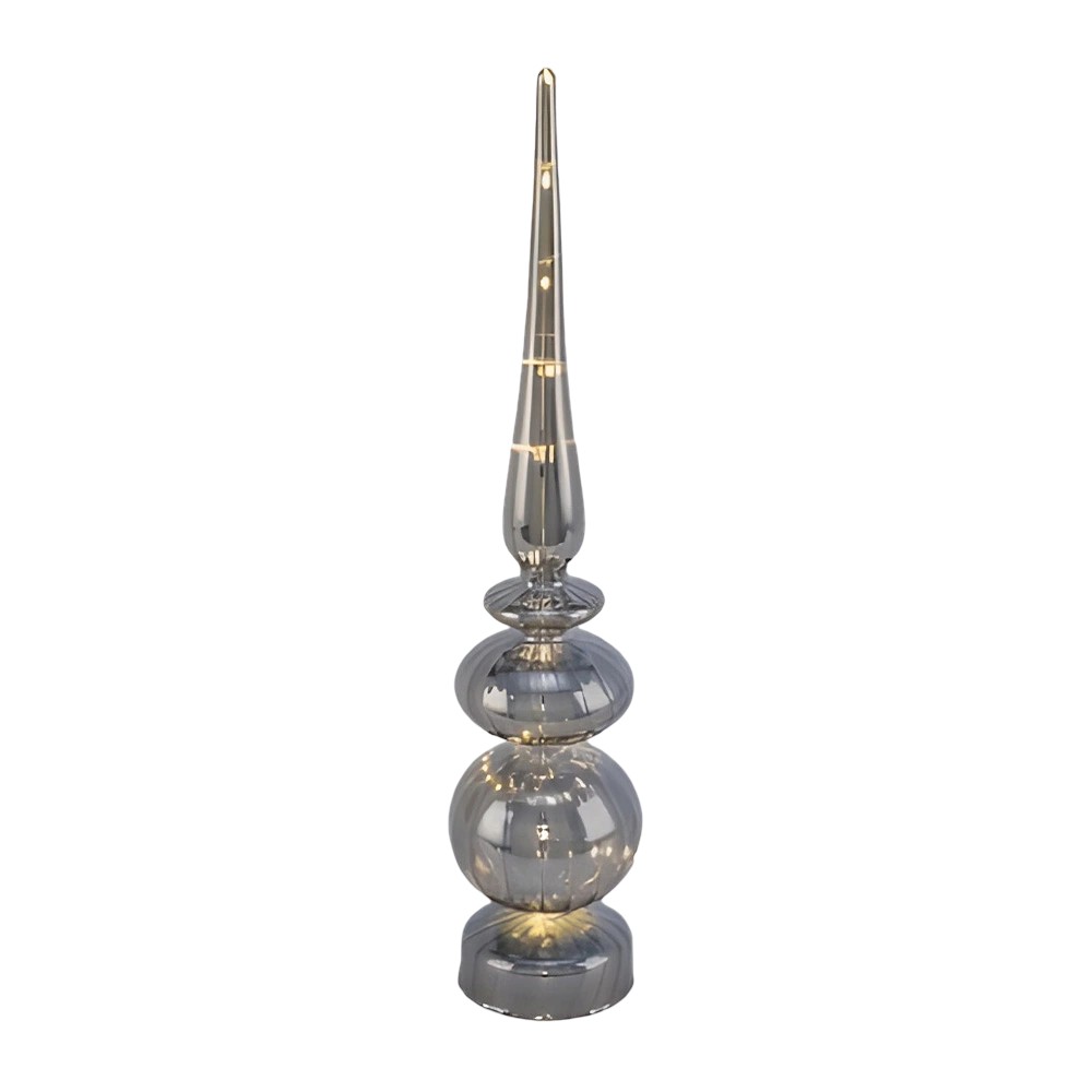 Gehlmann Led piek glas antraciet 48 cm  - 