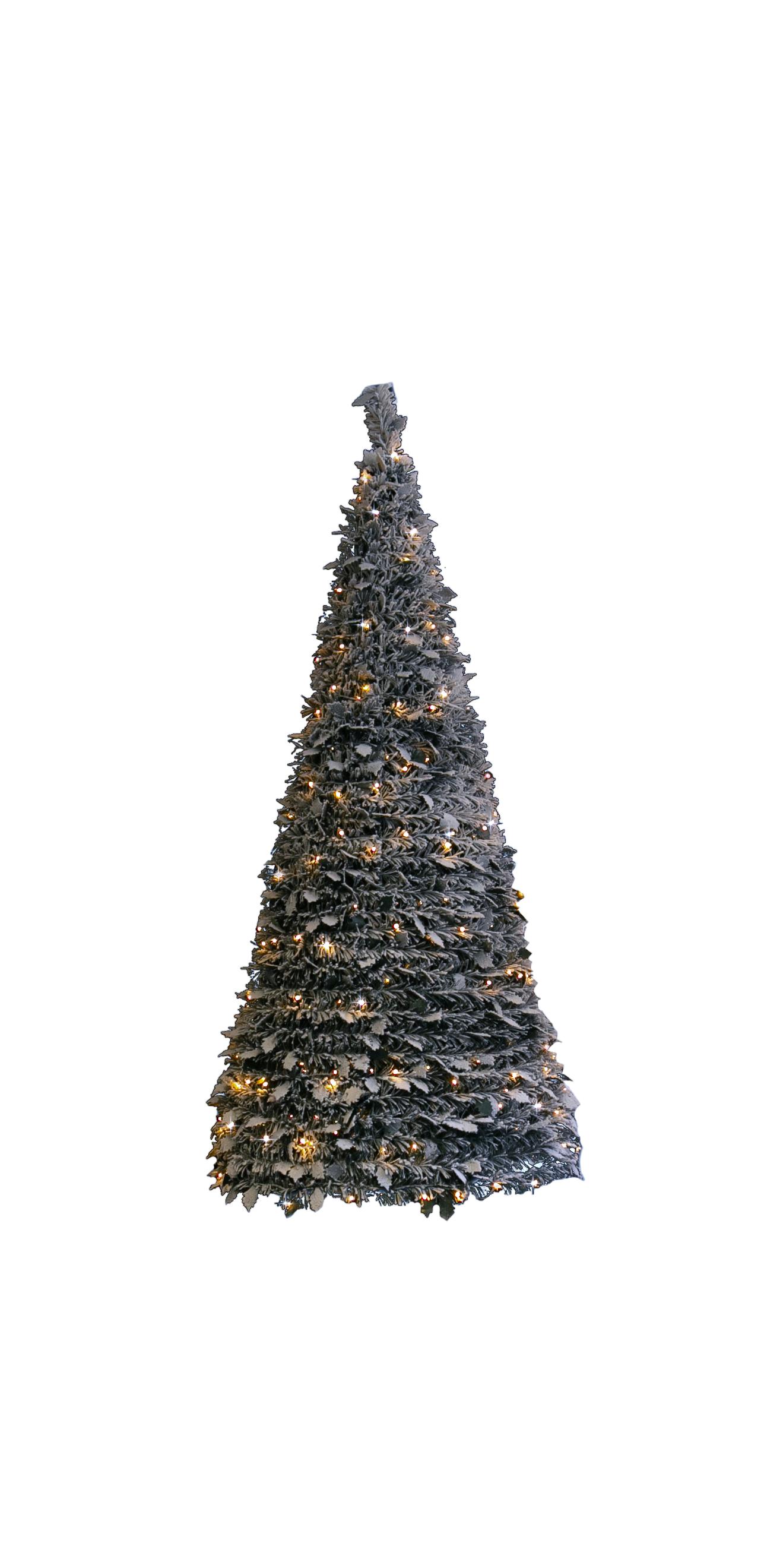 Outdoor Snowtree 180 x 75 cm, 250 LED, warmwit, K2033, transformator FDL - Fdl