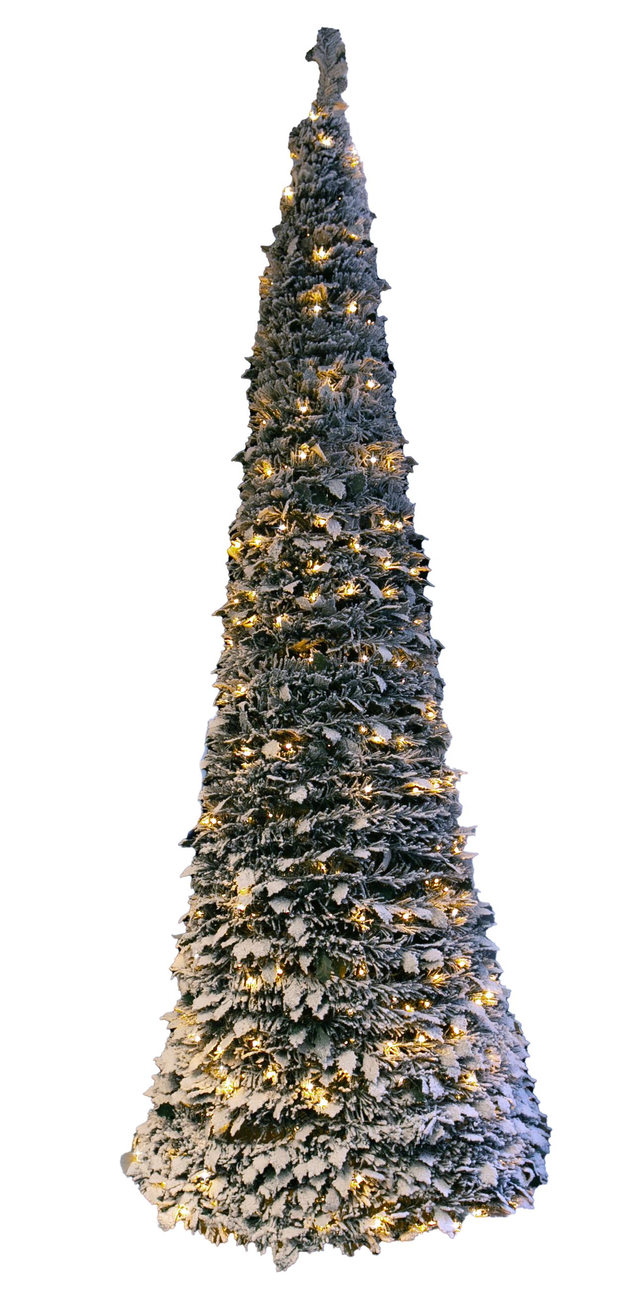 Outdoor Snowtree 240 x 75 cm, 400 LED, warmwit, K2033, transformator FDL - Fdl