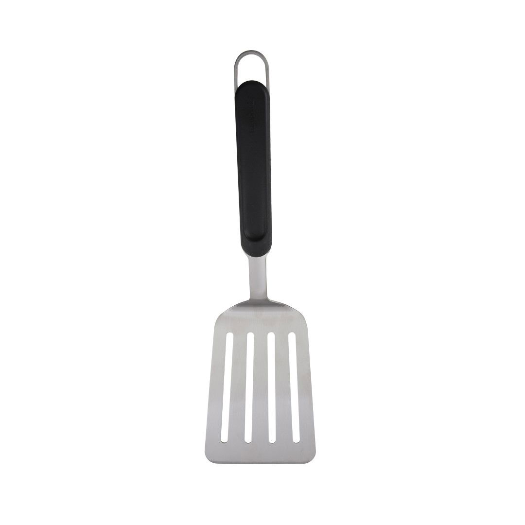 Olivia vis spatel uit rvs zwart 42cm - Barbecook